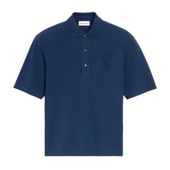 Ami de Coeur Knitted Patch Polo
