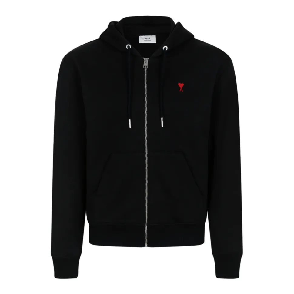 Ami De Coeur Zipped Hoodie
