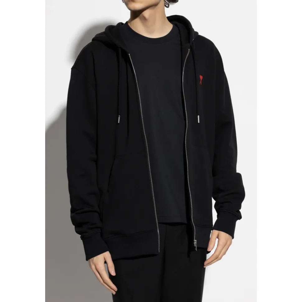 Ami De Coeur Zipped Hoodie