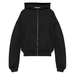 Back Curved Logo Hoodie