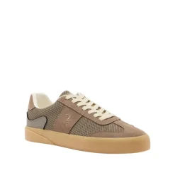 Baskets en mesh et cuir vulcanisé