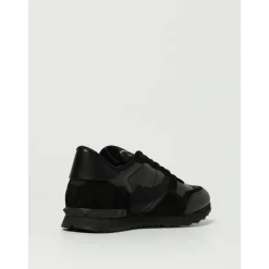 Baskets Runner en Cuir et Textile
