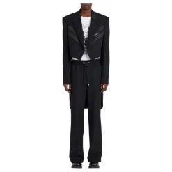 Blazer avec -de-pie en satin