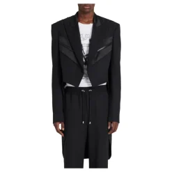 Blazer avec -de-pie en satin