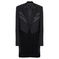 Blazer avec -de-pie en satin
