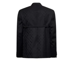 Blazer avec détail ton sur ton et anneau