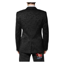 Blazer Brocart Élégant avec Coupe Slim