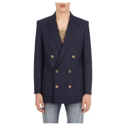 Blazer croisé boutonné