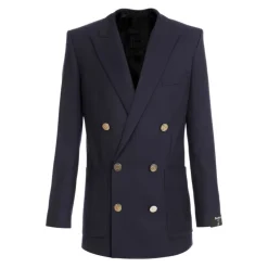 Blazer croisé boutonné