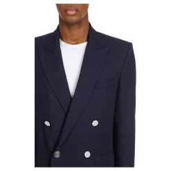 Blazer croisé boutonné