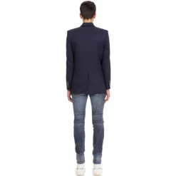 Blazer croisé boutonné