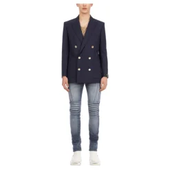 Blazer croisé boutonné