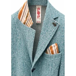 Blazer en coton texturé Celeste