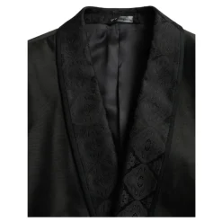 Blazer en Mélange de Soie à Un Bouton