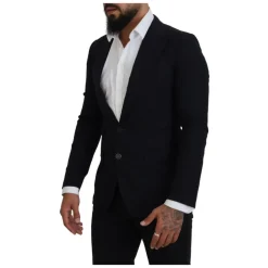 Blazer Formel en Laine Noire Taormina