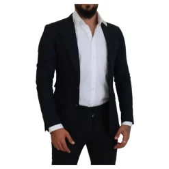 Blazer Formel en Laine Noire Taormina
