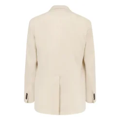 Blazer Lin Habillé Double Boutonnage
