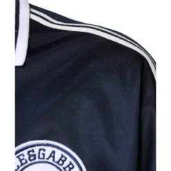 Bleu Blanc Milano Maillot à Manches Longues en Jersey