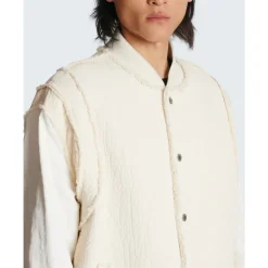 Blouson bomber en coton texturé