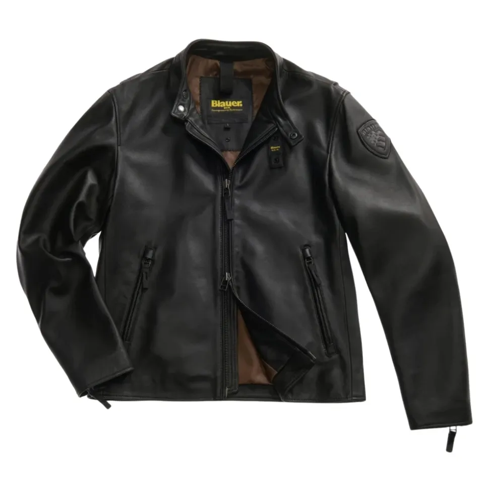 Blouson en cuir doublé Ripley