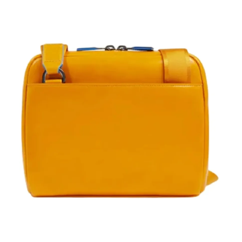 Blue Square Horizontal Crossbody