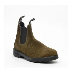 Bottes Beatles en Daim Vert