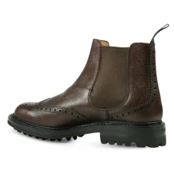 Bottes Chelsea en Cuir Brogue