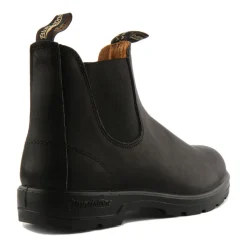 Bottes Chelsea en Cuir Noir avec Technologie XRD
