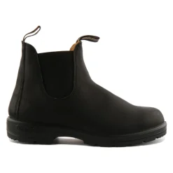 Bottes Chelsea en Cuir Noir avec Technologie XRD