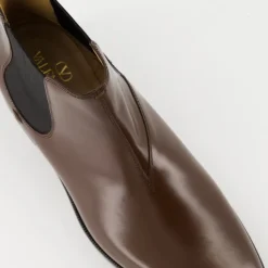 Bottes en cuir marron pour homme