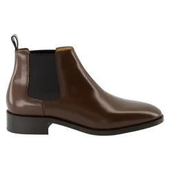 Bottes en cuir marron pour homme