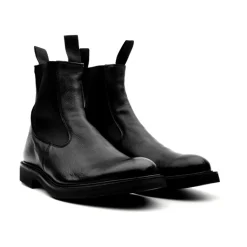 Bottes en Cuir Noir