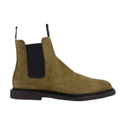 Bottines Chelsea en daim ciré