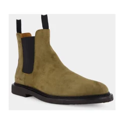 Bottines Chelsea en daim ciré