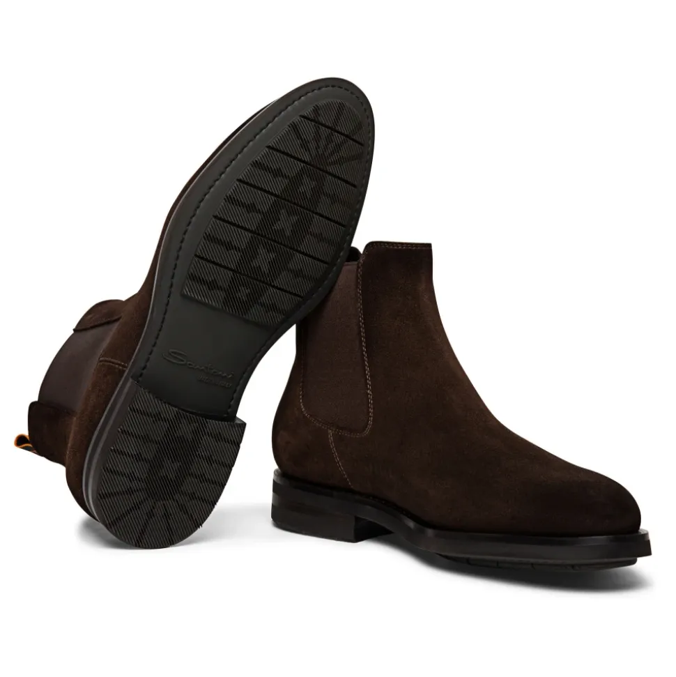 Bottines Chelsea en Daim Souple
