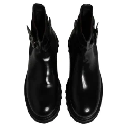 Bottines Chelsea à Logo Ceinturées
