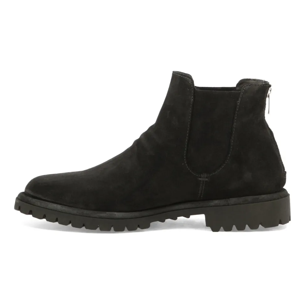 Bottines en Daim Noir pour Homme