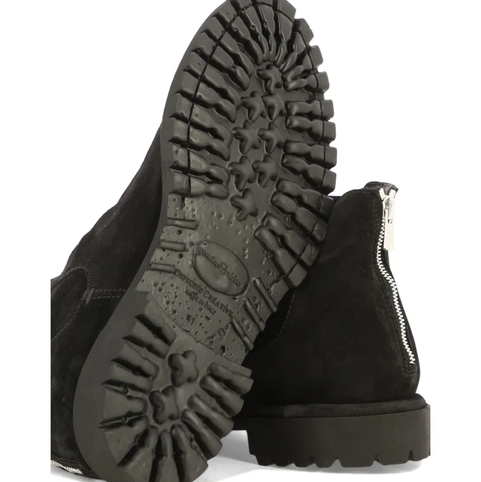 Bottines en Daim Noir pour Homme