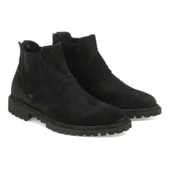 Bottines en Daim Noir pour Homme