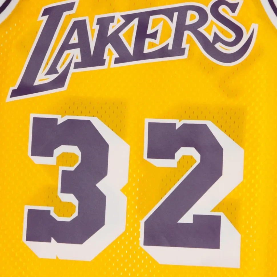 Canotta Basket NBA Swingman Jersey Magic Johnson No32 1984-85 Loslak Home