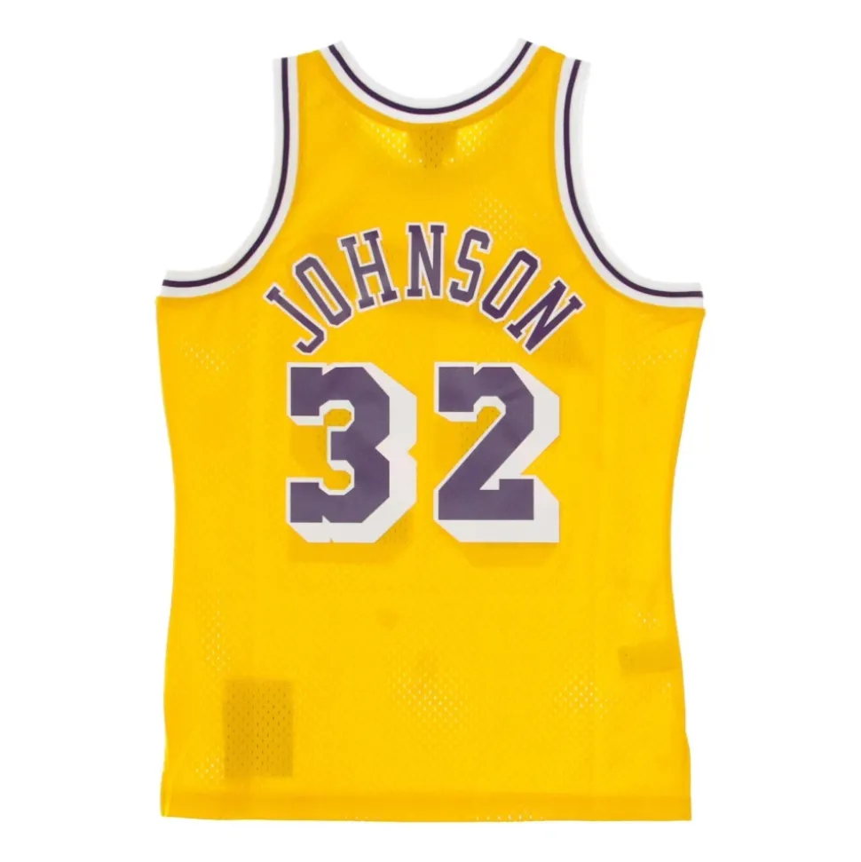 Canotta Basket NBA Swingman Jersey Magic Johnson No32 1984-85 Loslak Home