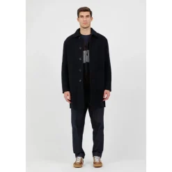 Cappotto monopetto over in lana