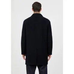 Cappotto monopetto over in lana