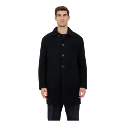 Cappotto monopetto over in lana