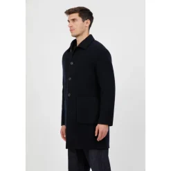 Cappotto monopetto over in lana