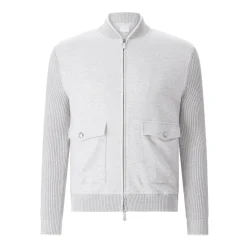 Cardigan Pointelle Zippé