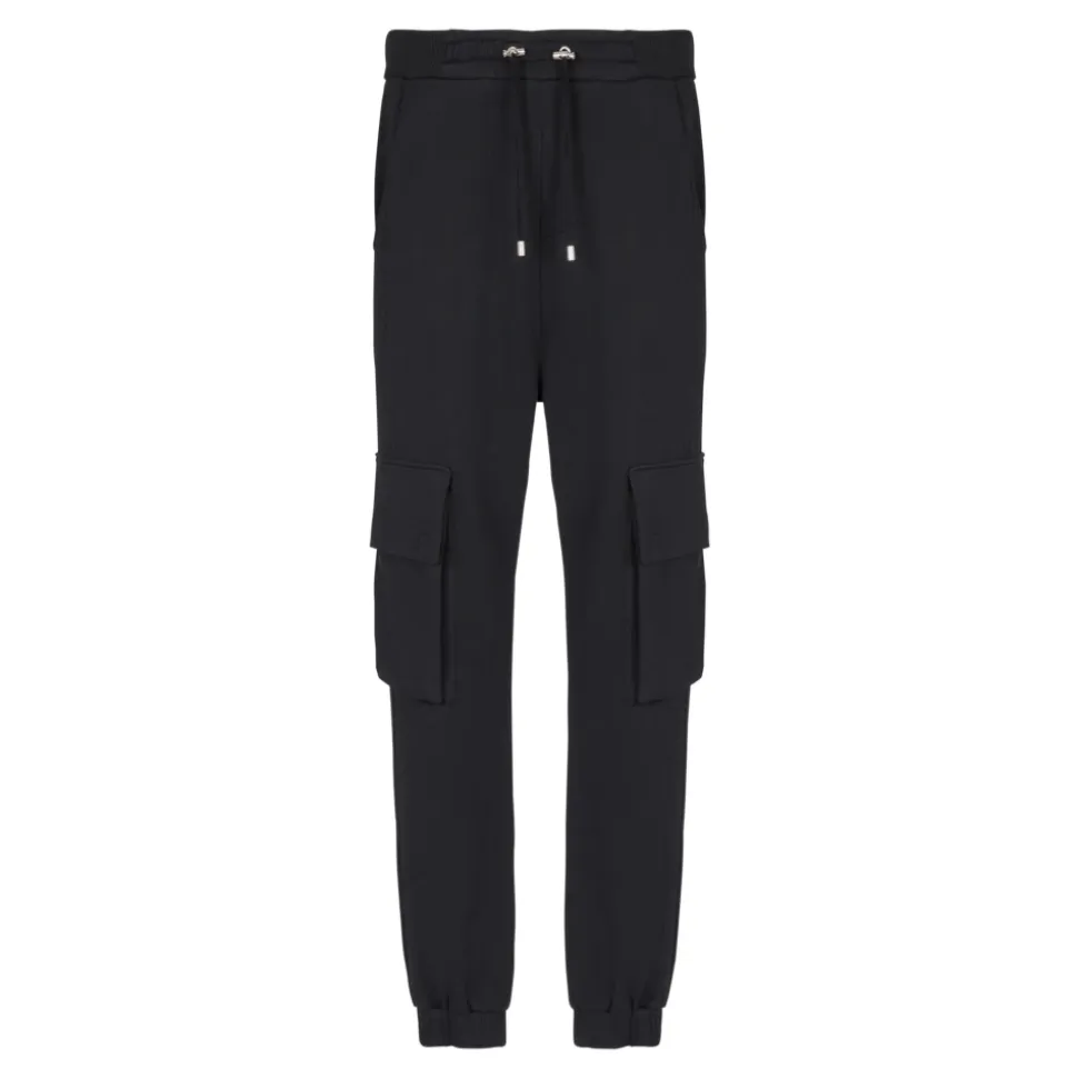 Cargo joggers with Paris print