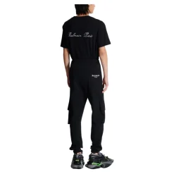 Cargo joggers with Paris print