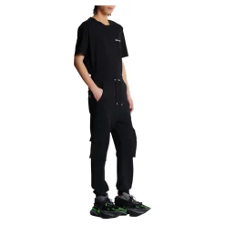 Cargo joggers with Paris print