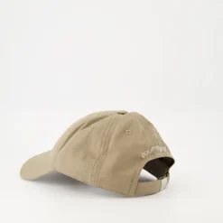 Casquette brodée beige Automne-Hiver 2025